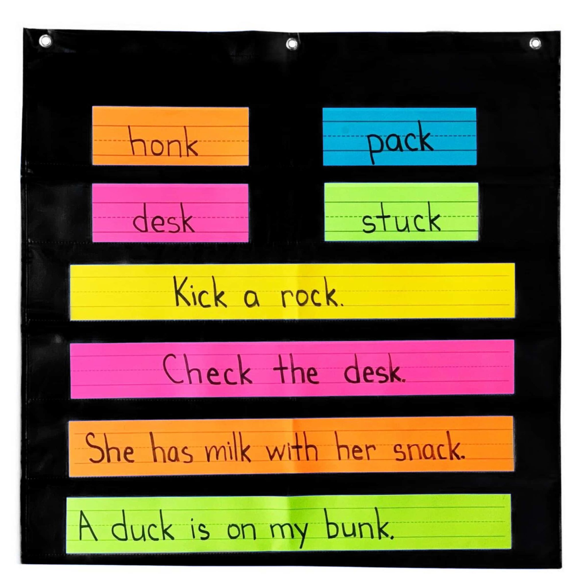 Black Details about   PDX Reading Specialist Multipurpose Table Top Pocket Chart25x22