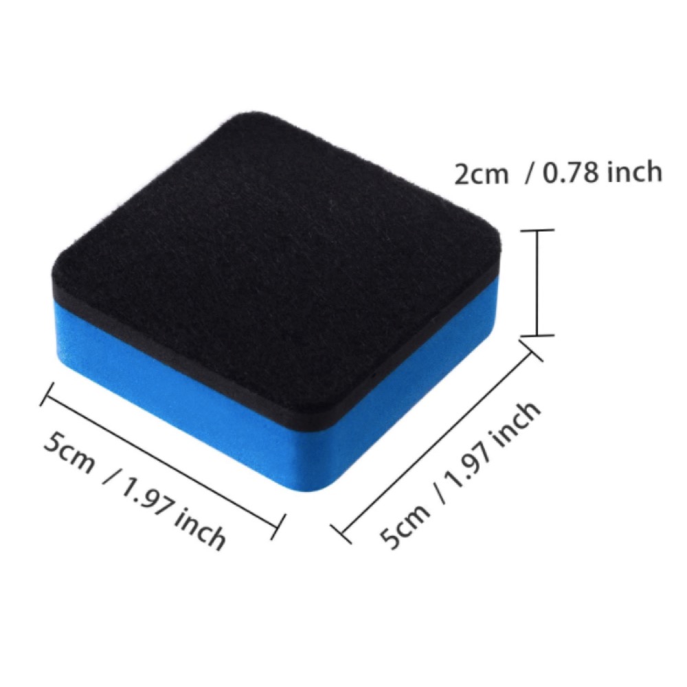 6 Multi Color Dry Erase Pocket Sleeve & Eraser Set