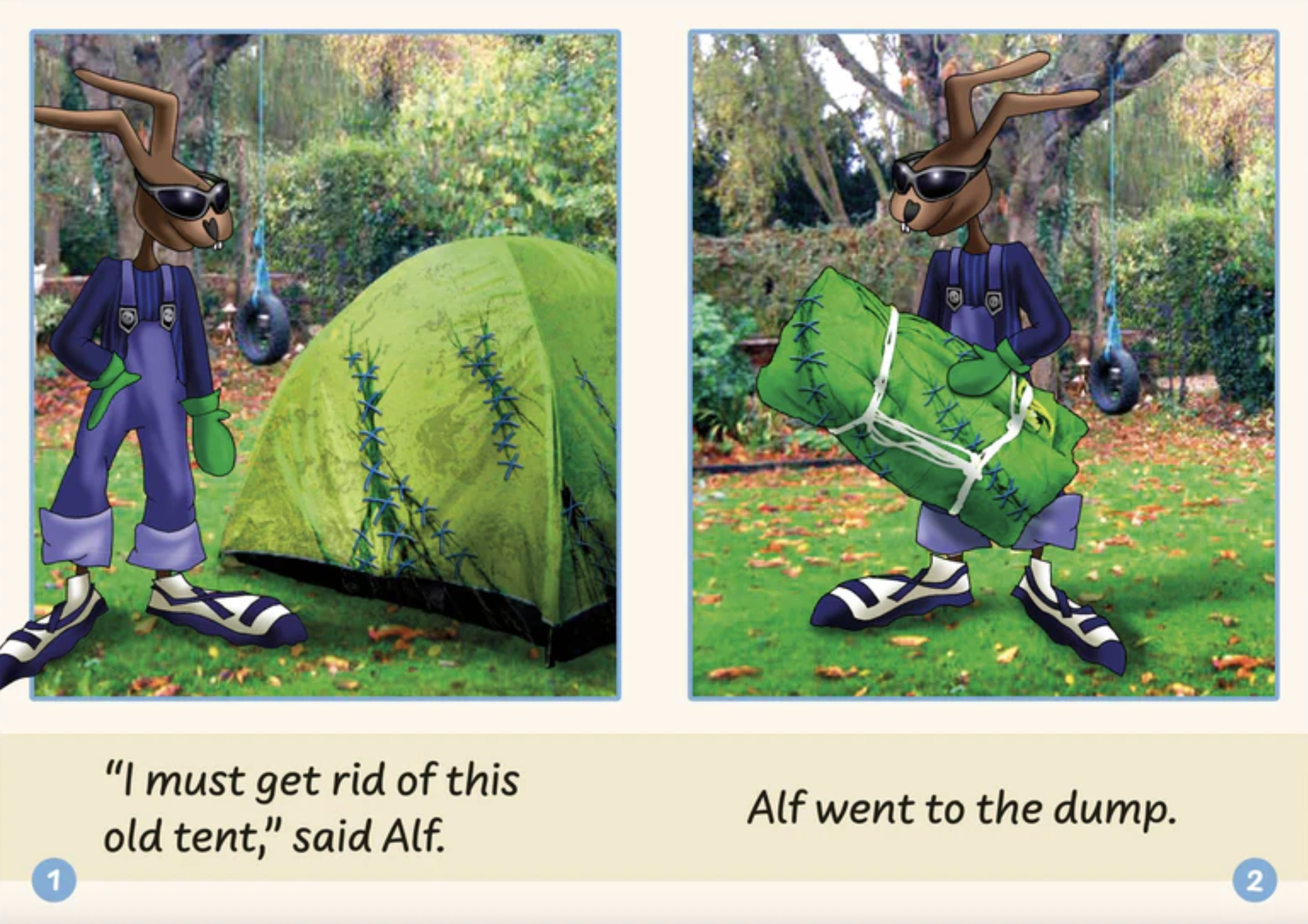 Sample inside pages from Phonic Books Dandelion Launchers Stages 8–15 showing fully decodable text and illustrations