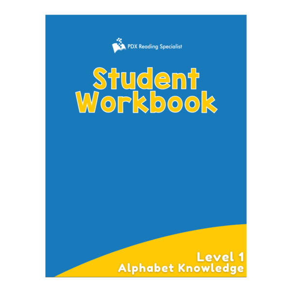 DIGITAL DOWNLOAD: Student Workbook Level 1 - Alphabet Knowledge
