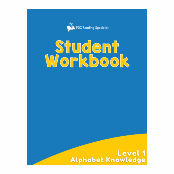 DIGITAL DOWNLOAD: Student Workbook Level 1 - Alphabet Knowledge