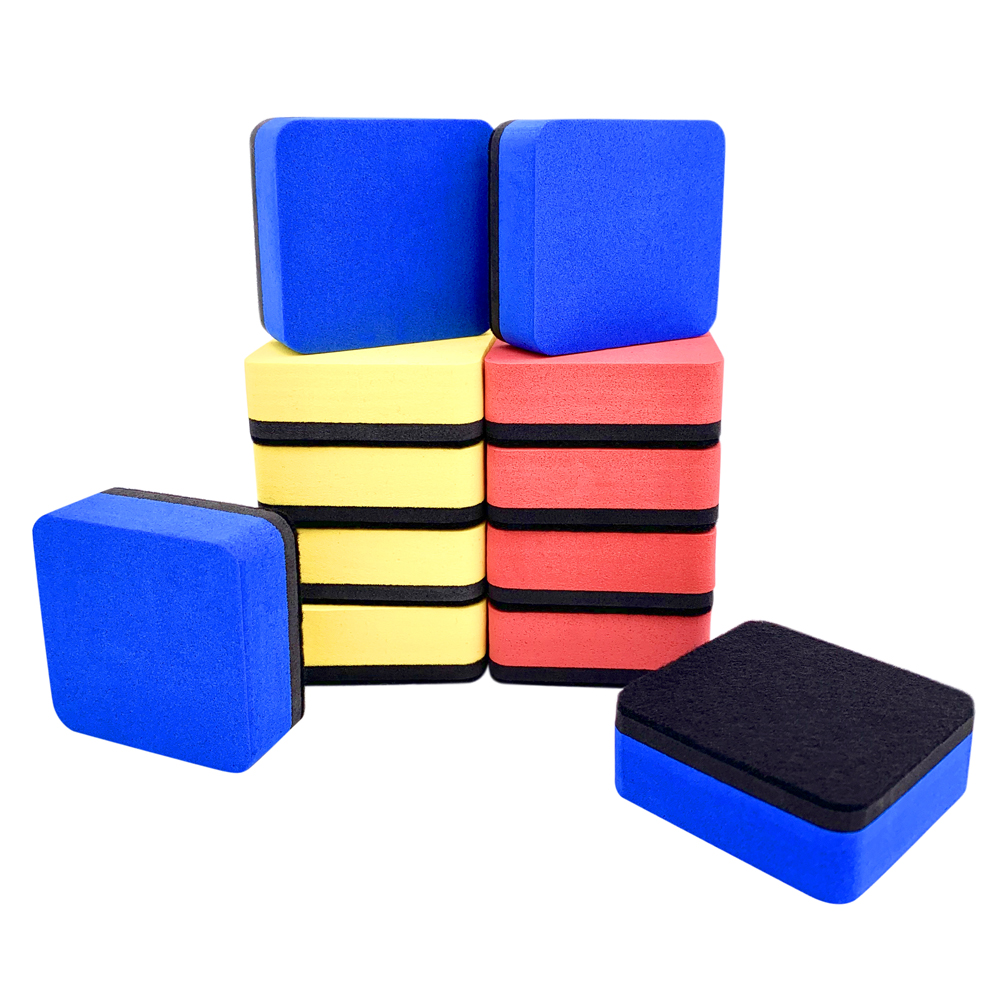12 Pack Magnetic Dry Erasers