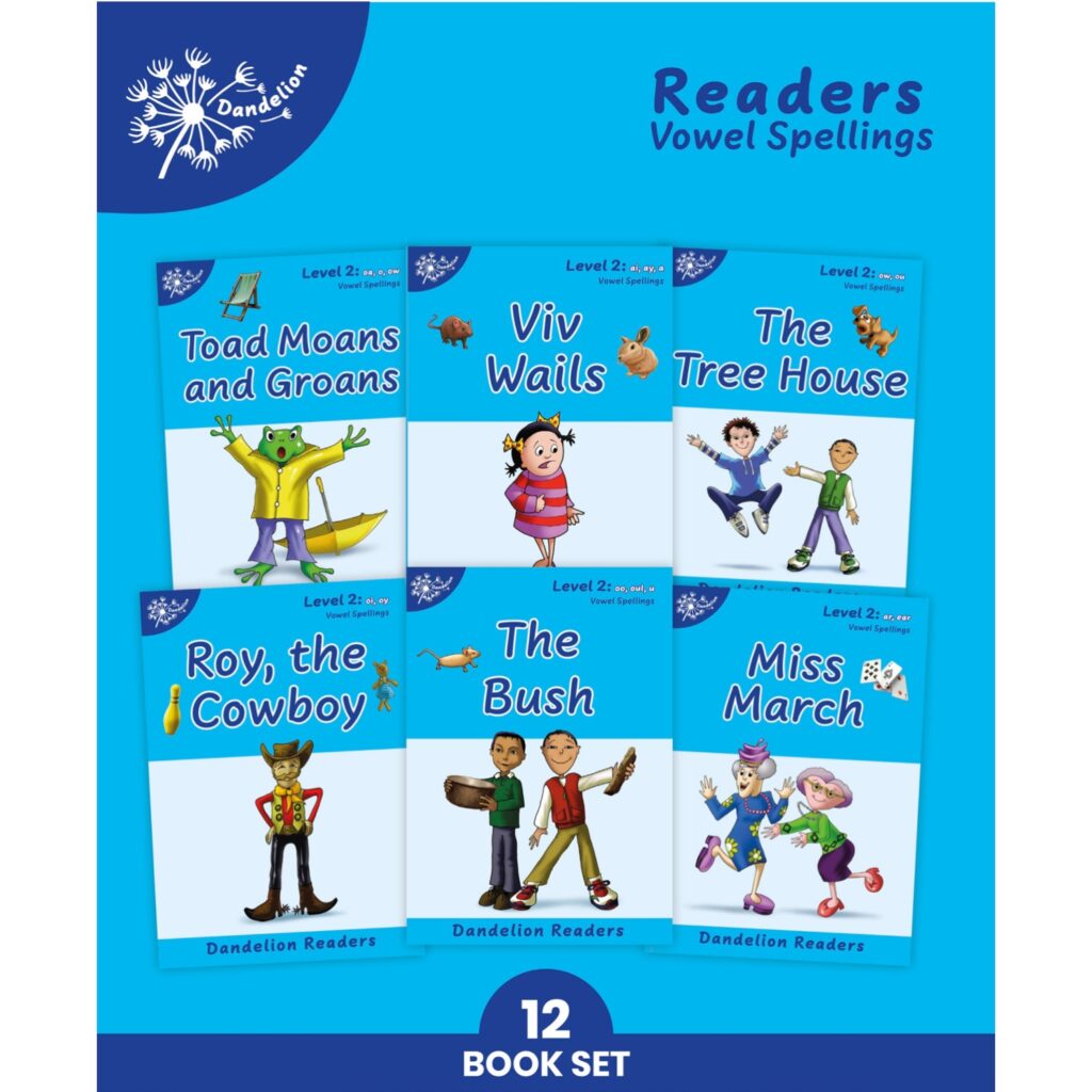 Dandelion Readers Vowel Spellings Level 2 | Decodable Readers