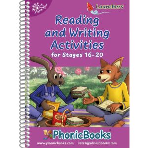 Dandelion Launchers Reading and Writing Activities workbook for Stages 16 to 20