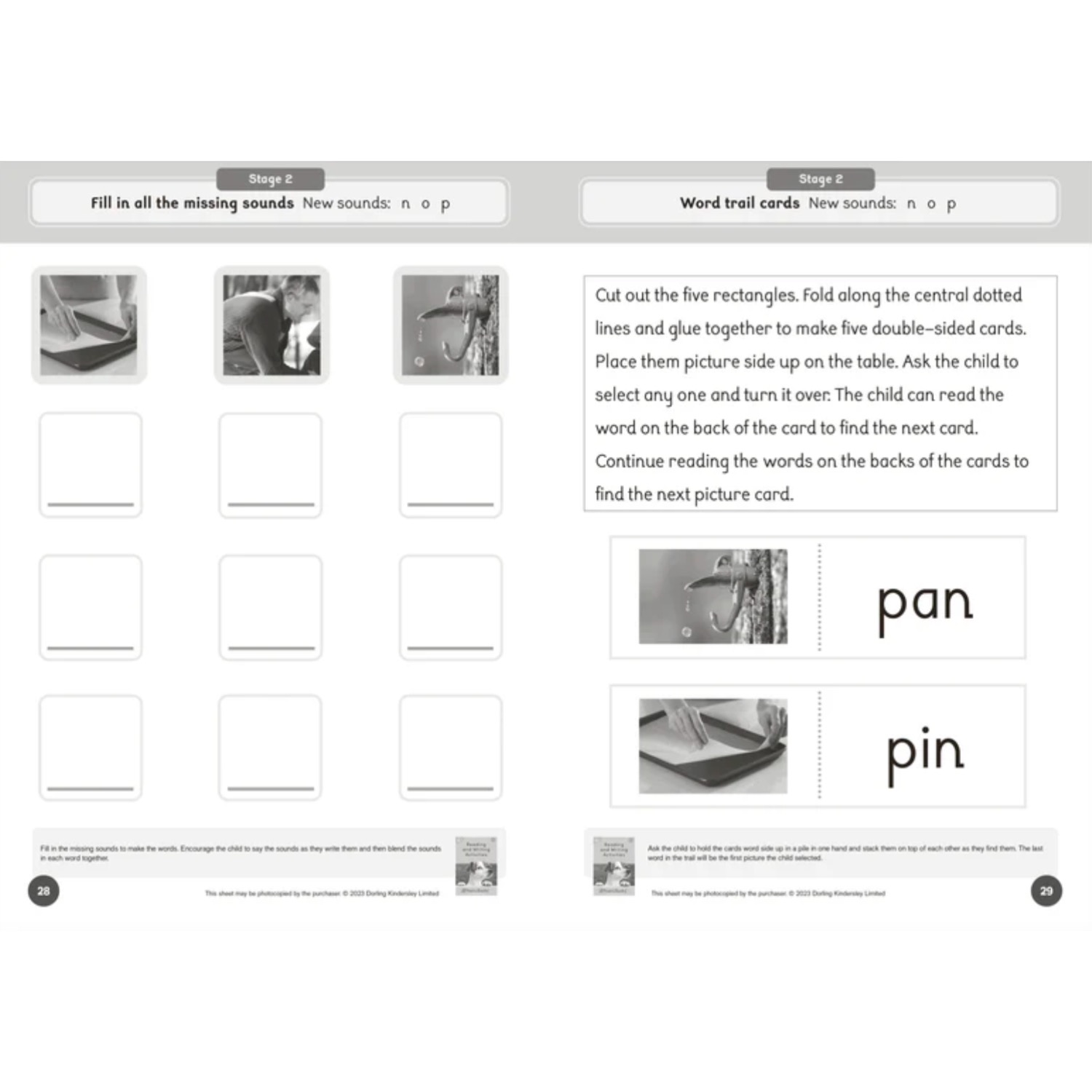 Photocopiable nonfiction phonics activities aligned to Dandelion Launchers World Stages 1–7