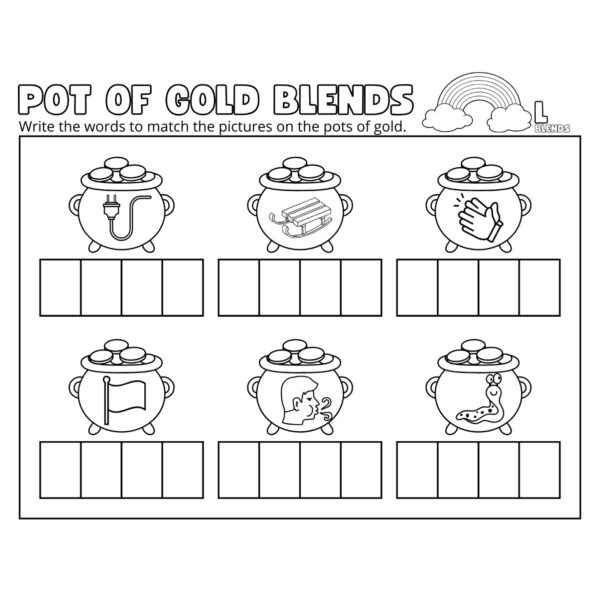 "Consonant Blends" 3 Worksheets (Free Downloadable!)