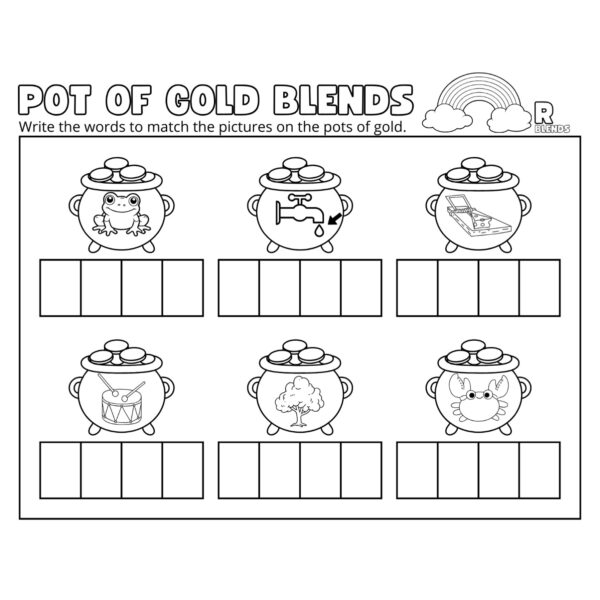 "Consonant Blends" 3 Worksheets (Free Downloadable!) - Image 2