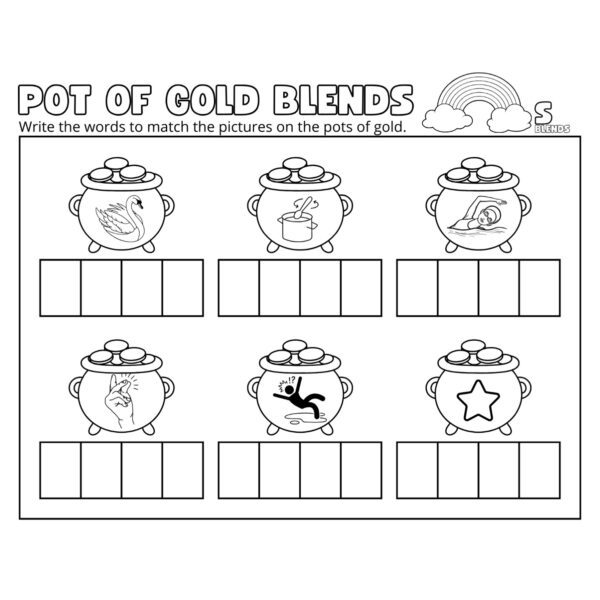 "Consonant Blends" 3 Worksheets (Free Downloadable!) - Image 3